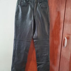 Men's leather pants.  Size 30 x 32.  Like new.  Worn once.